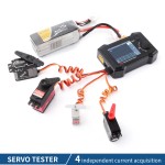 Wholesale ToolkitRC ST8 8CH 100W 2A 2.4 TFT 7-28V 8-Channel Integrated Tester 4 Independent Interface PWM/PPM/SBUS Signal Test